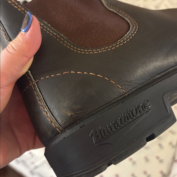 Blundstone 500 Leather Chelsea Boots - Stout Brown - Picture 4 of 5